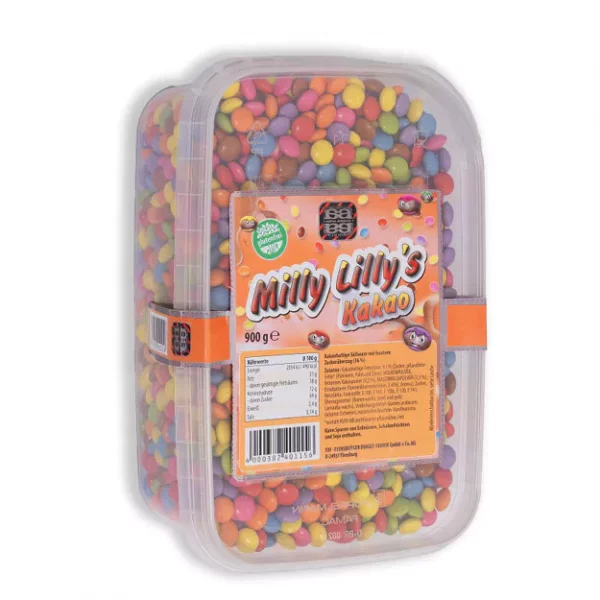 Milly Lillys Kakao Schokolinsen 900g)