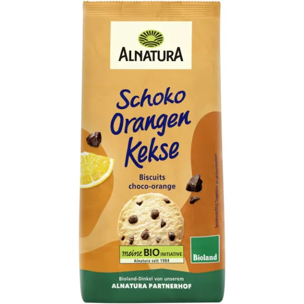 Alnatura Bio Dinkel Schoko Orangen Kekse (150g)