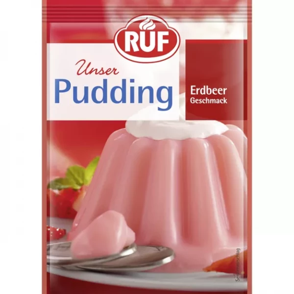 Ruf Puddingpulver Erdbeergeschmack (3er)