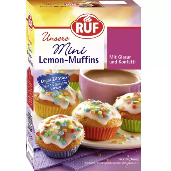 Ruf Mini Muffin Lemon Backmischung (350g)