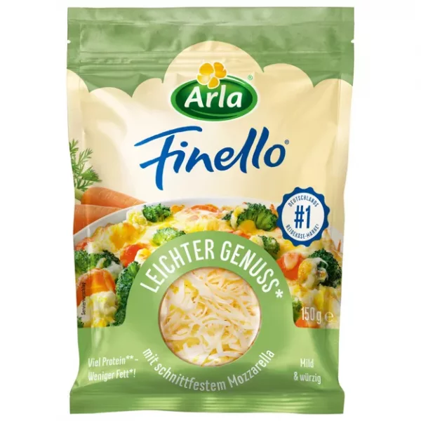 Arla Finello Reibek&auml;se leichter Genuss (150g)