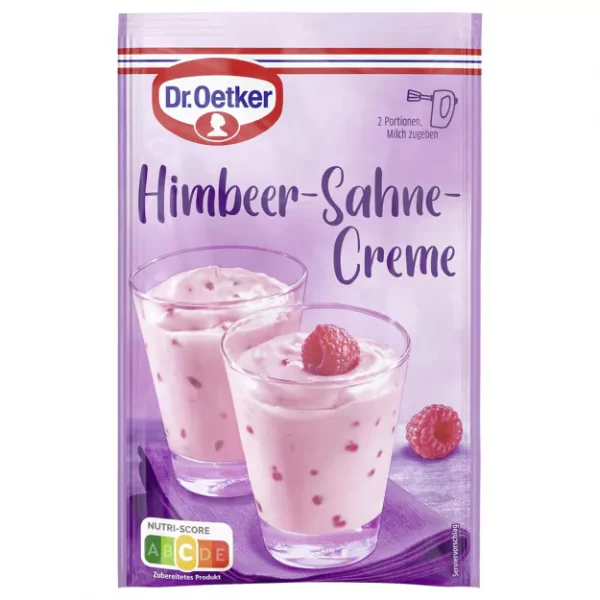 Dr. Oetker Himbeer-Sahne-Creme (62g)