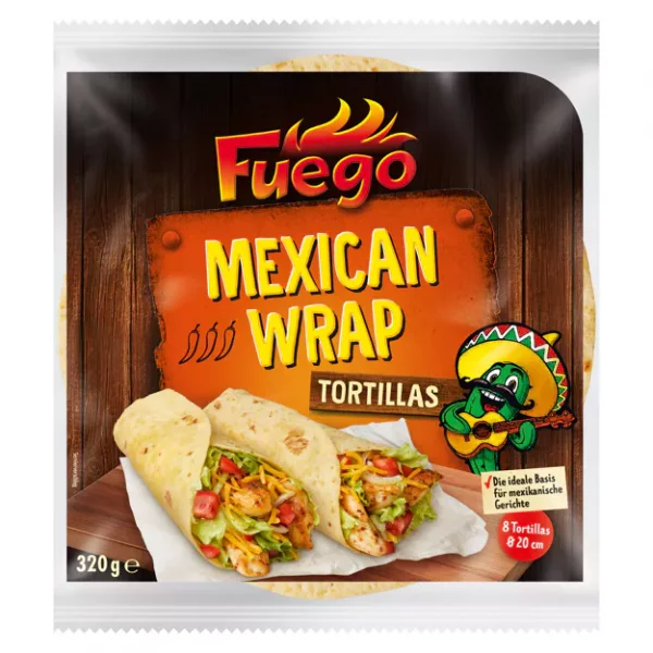 Fuego Wrap Tortillas Mexican Style (8Stk.)