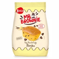 Mr. Brownie Blondies mit Schokostückchen (8Stk.)