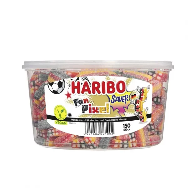 Haribo Fan Pixel Fruchtgummi sauer (150Stk.)