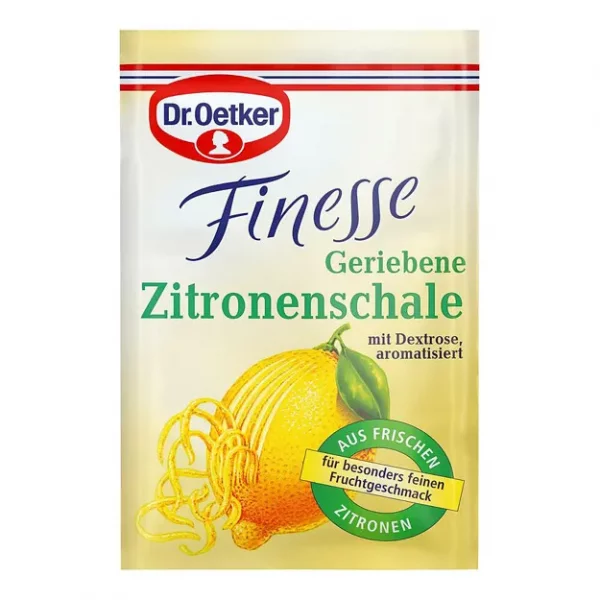 Dr. Oetker Finesse geriebene Zitronenschale (3Stk.)
