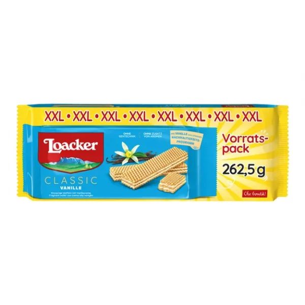Loacker Waffeln XXL Vanille (262,5g)