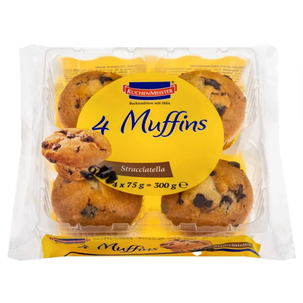 Kuchenmeister Stracciatella Muffins (4x75g)