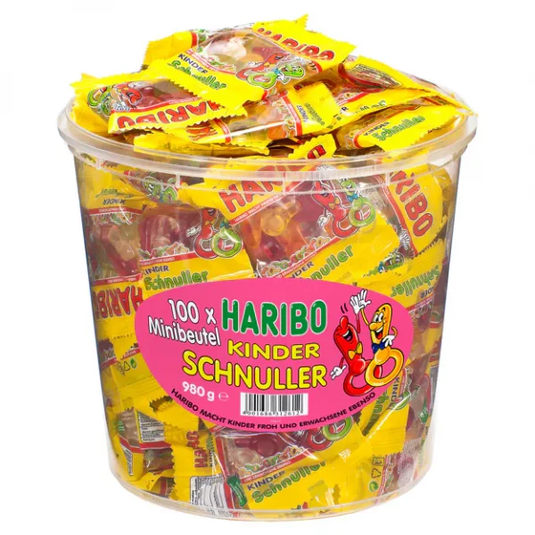 Haribo Kinderschnuller Minibeutel (100Stk.)