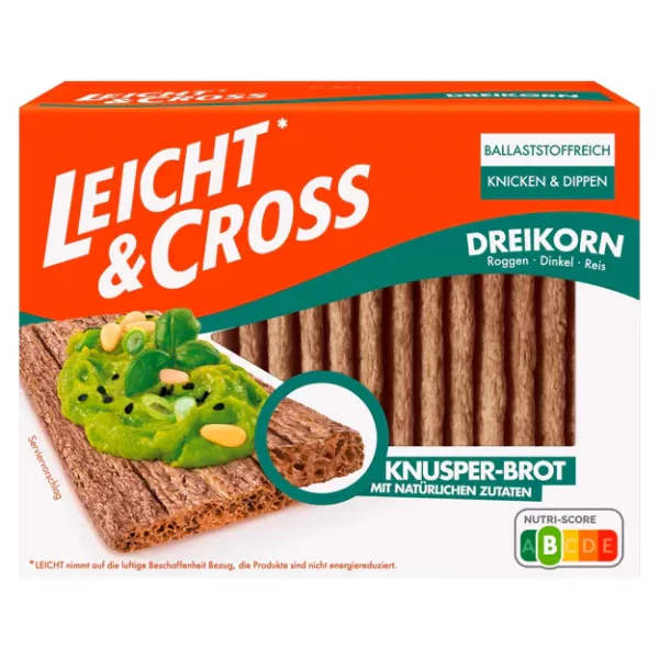 Leicht &amp; Cross Knsuperbrot - Dreikorn (125g)