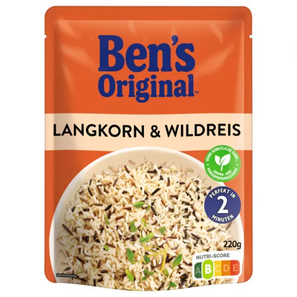 Uncle Ben&acute;s Expressreis - Langkornreis &amp; Wildreis (220g)