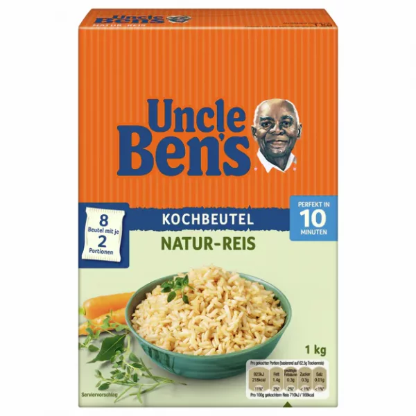 Uncle Ben&acute;s Natur-Reis im Kochbeutel (1kg)