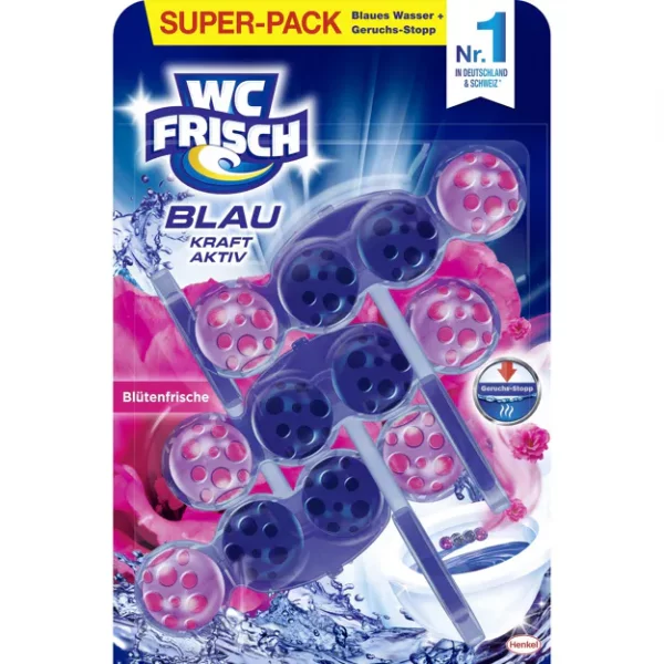 WC Frisch Duftsp&uuml;ler Bl&uuml;tenfrische (3x50g)