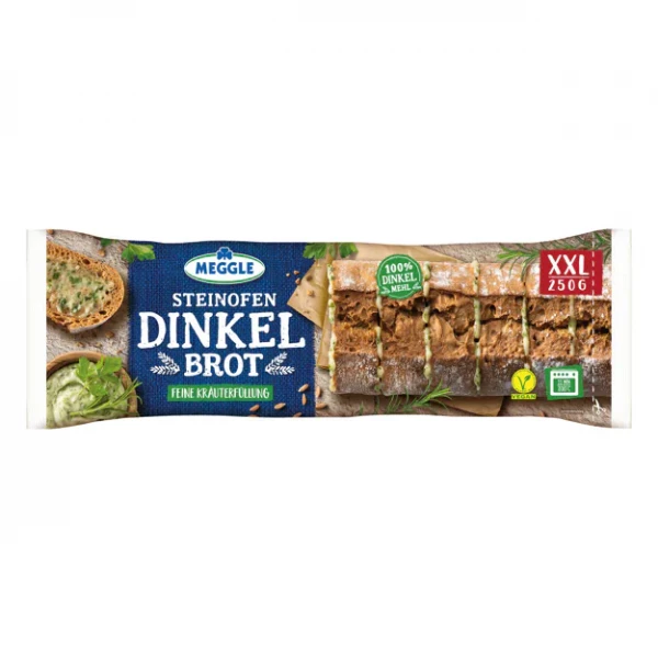 Meggle Steinofen Dinkelbrot Kr&auml;uterf&uuml;llung (250g)
