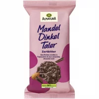 Alnatura Bio Mandel Dinkel Taler - Zartbitter (100g)