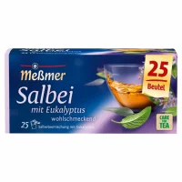 Meßmer Salbeitee mit Eukalyptus (25 Beutel)
