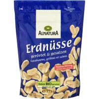 Alnatura Bio Erdnüsse - geröstet und gesalzen...