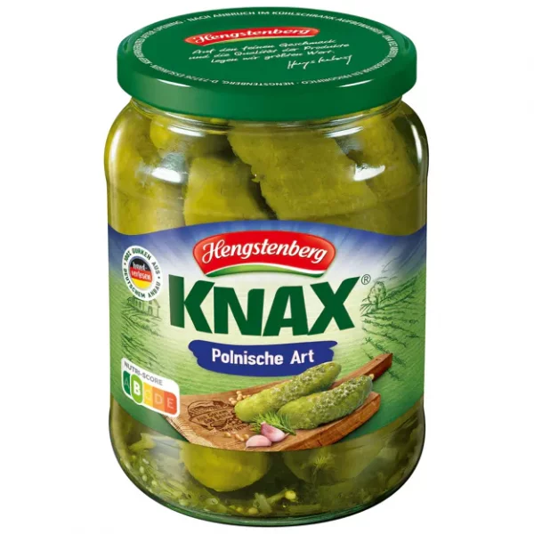 Hengstenberg Knax Gew&uuml;rzgurken Polnische Art (720ml)