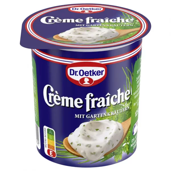 Dr. Oetker Creme fraiche Kr&auml;uter 30% (125g)