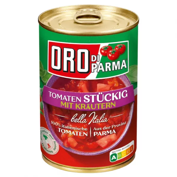 Oro di Parma Tomaten st&uuml;ckig - Kr&auml;uter (425ml)