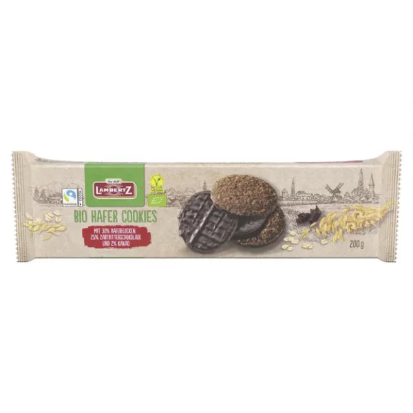 Lambertz Bio Hafer Cookies Zartbitter (200g)