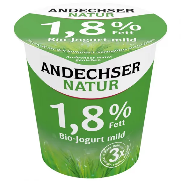 Andechser Natur Bio Joghurt 1,8% (500g)