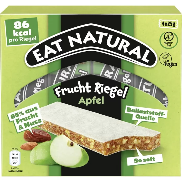 Eat natural Fruchtriegel Apfel (4x25g)