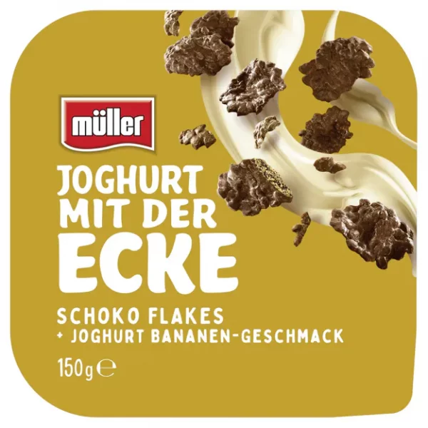M&uuml;ller Joghurt mit der Ecke - Banane Schoko (150g)