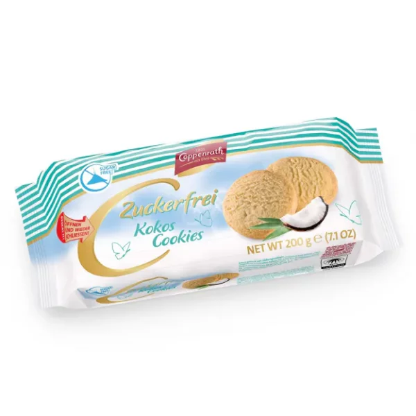 Coppenrath Kokos Cookies - zuckerfrei (200g)