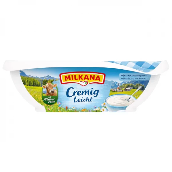 Milkana Schmelzk&auml;se - Cremig leicht (190g)
