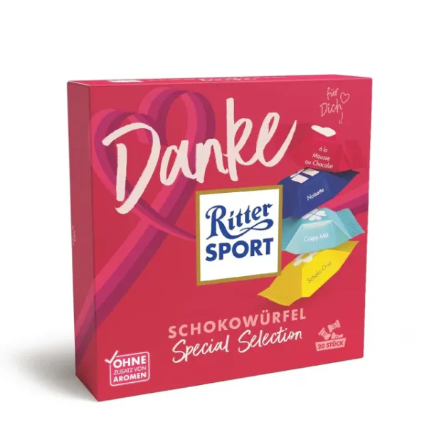 Ritter Sport Schokow&uuml;rfel Dankesch&ouml;n (155g)