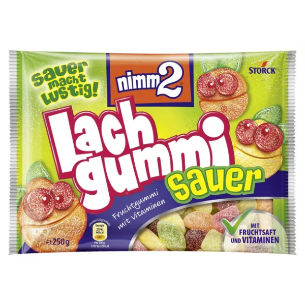 Nimm 2 Lachgummi sauer (250g)