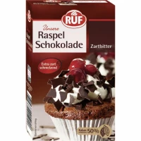 Ruf Schokoraspeln - Zartbitter (100g)