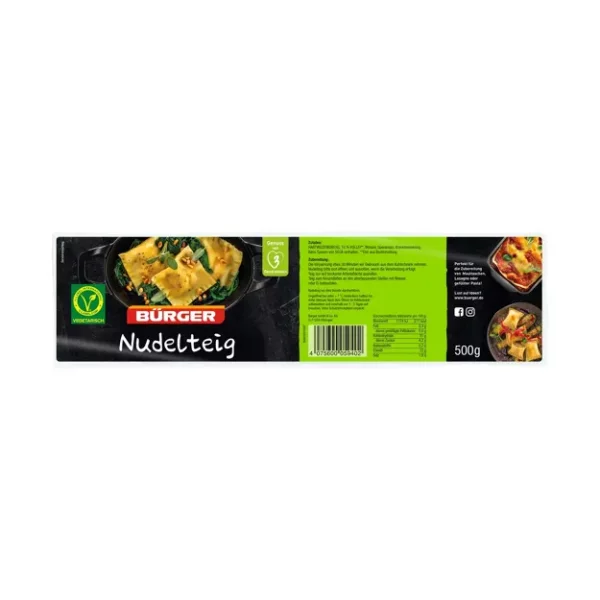 B&uuml;rger Nudelteig (500g)