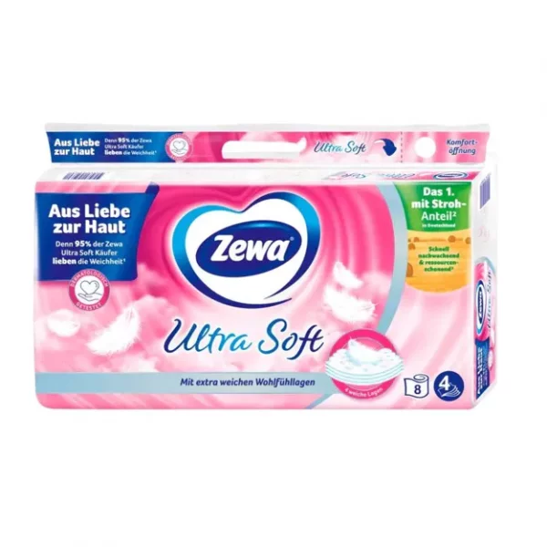 Zewa Toilettenpapier Ultra Soft 4-lagig (16x150Blatt)