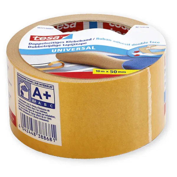Tesa Doppelseitiges Klebeband 10m (1Stk.)