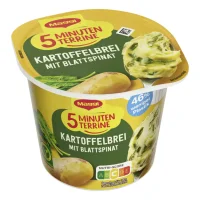 Maggi 5 Minuten Terrine - Kartoffelbrei mit Blattspinat...