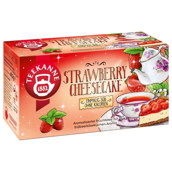 Teekanne Strawberry Cheesecake (18 Beutel)