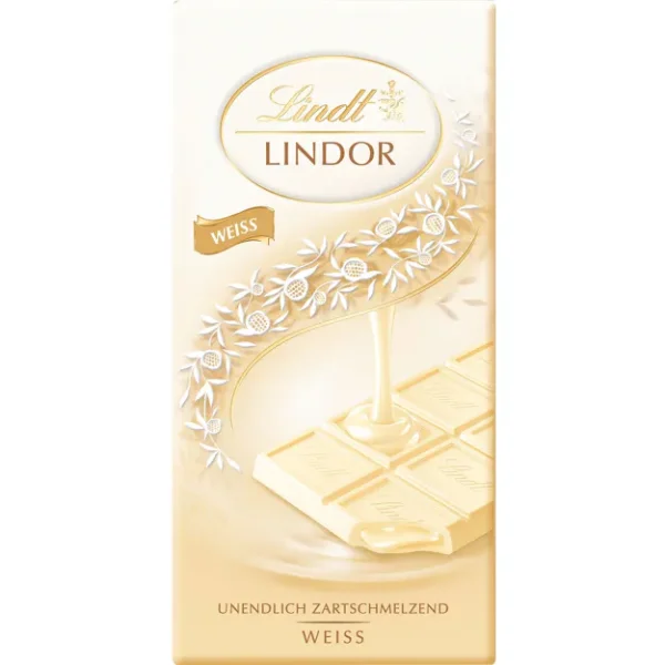 Lindt Lindor Tafel Weiss (100g)