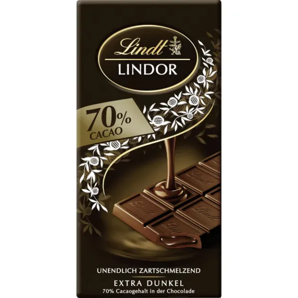Lindt Lindor Tafel 70% extra dunkel (100g)