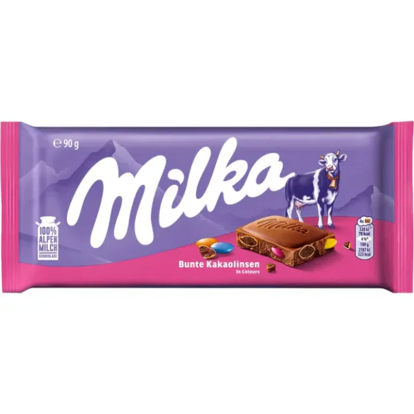 Milka Bunte Kakaolinsen (90g)