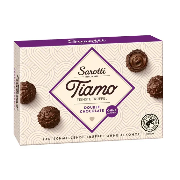 Sarotti Tiamo Tr&uuml;ffelpralinen Double Chocolate - ohne Alkohol (125g)