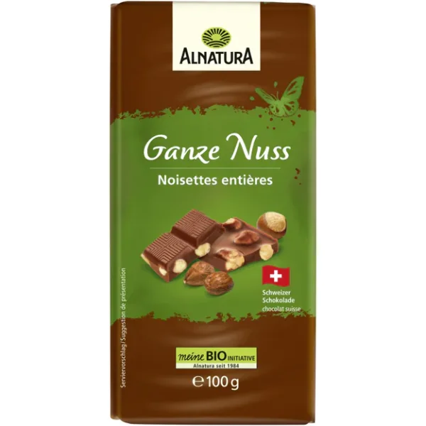 Alnatura Bio Schokolade Ganze Nuss (100g)