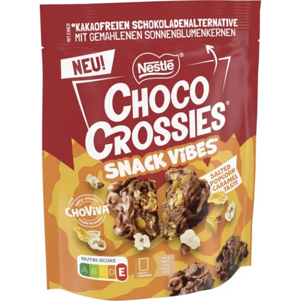 Nestl&eacute; Choco Crossies Salted Popcorn Caramel (100g)