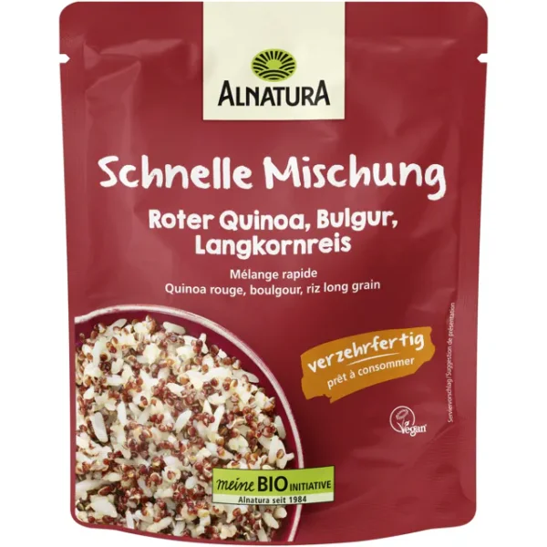 Alnatura Bio Schnelle Mischung Quinoa, Bulgur, Langkornreis (250g)