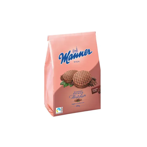 Manner Schoko Brownie T&ouml;rtchen (400g)
