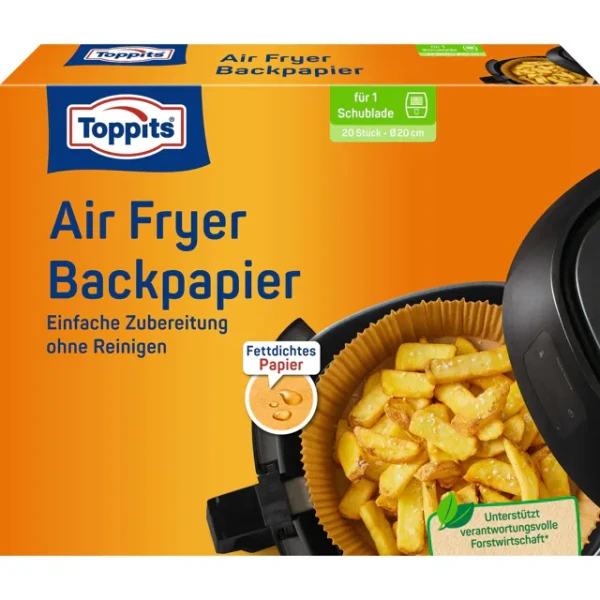 Toppits Air Fryer Backpapier (20Stk.)