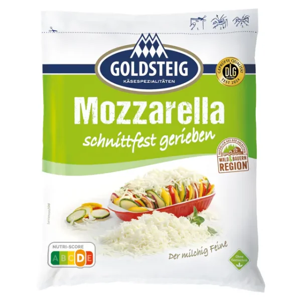 Goldsteig Mozzarella gerieben (200g)