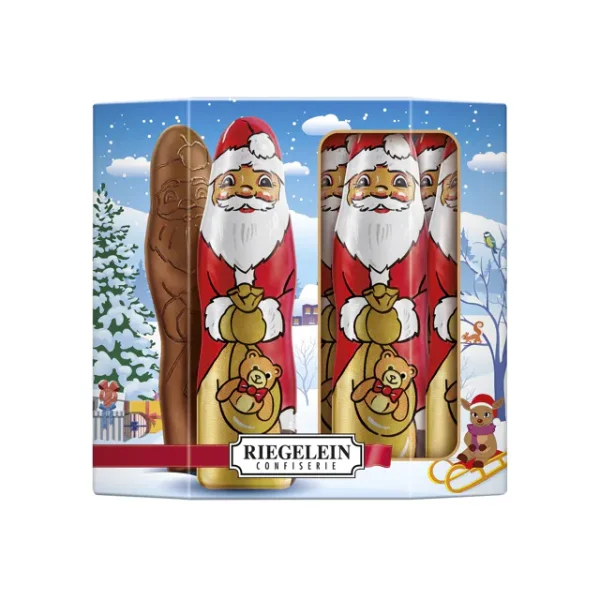 Riegelein Massiv Schokoladenweihnachtsm&auml;nner (125g)