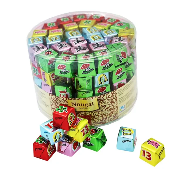 Storz Nougat Gl&uuml;cksw&uuml;rfel (75x10g)